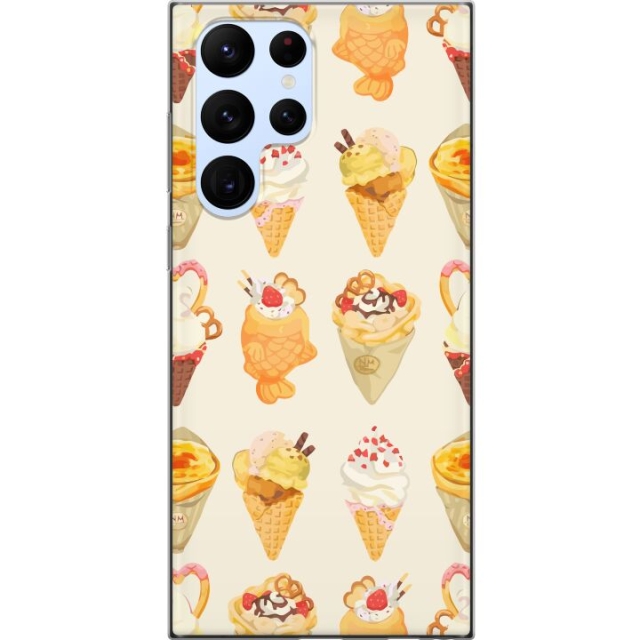 Mobildeksel til Samsung Galaxy S22 Ultra 5G med Glassig motiv