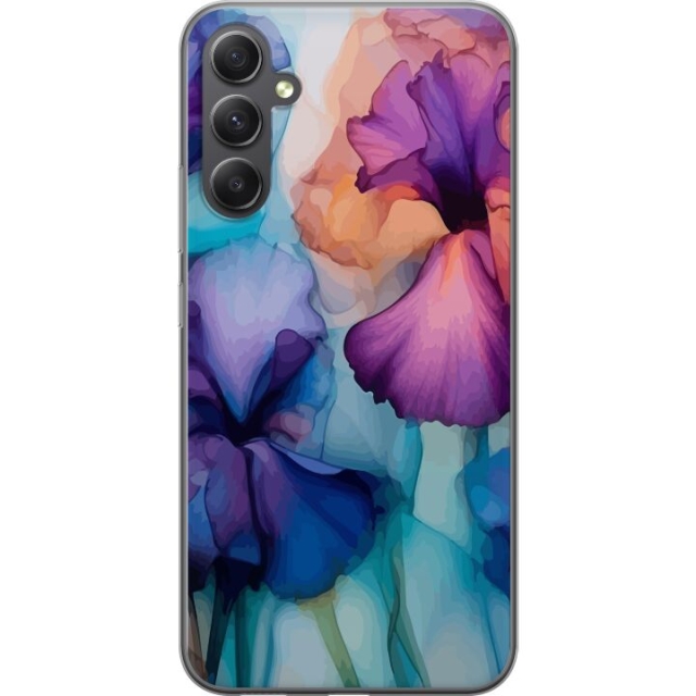 Mobildeksel til Samsung Galaxy S23 FE med Magiske blomster motiv