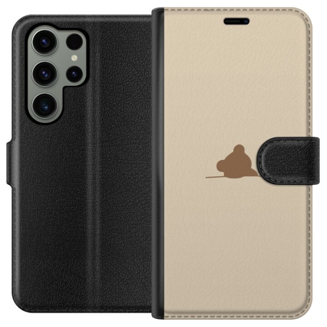 Lommeboketui til Samsung Galaxy S23 Ultra med Nalle motiv