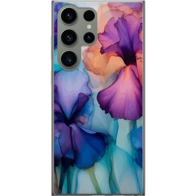 Mobildeksel til Samsung Galaxy S23 Ultra med Magiske blomster motiv