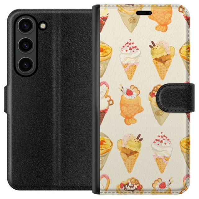Lommeboketui til Samsung Galaxy S24+ med Glassig motiv