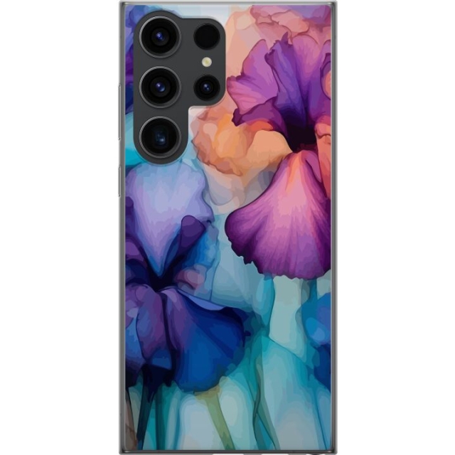 Mobildeksel til Samsung Galaxy S24 Ultra med Magiske blomster motiv