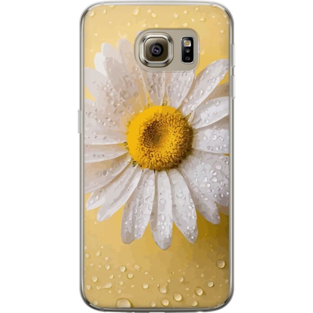 Mobildeksel til Samsung Galaxy S6 med Porselensblomst motiv