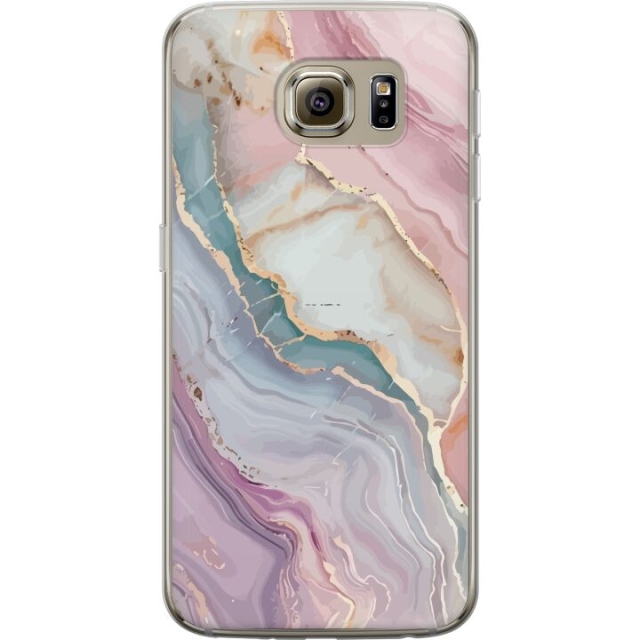 Mobildeksel til Samsung Galaxy S6 med Marmor motiv