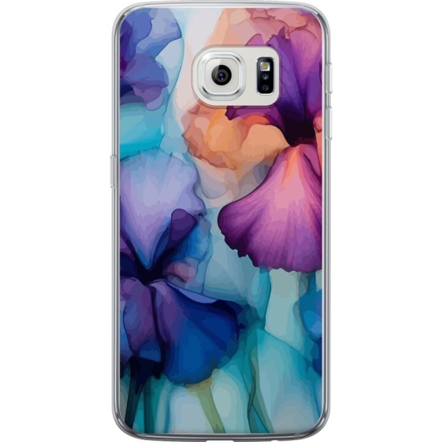 Mobildeksel til Samsung Galaxy S6 edge med Magiske blomster motiv