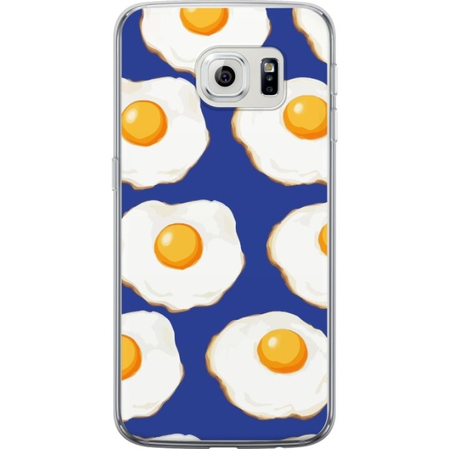 Mobildeksel til Samsung Galaxy S6 edge med Stekte egg motiv