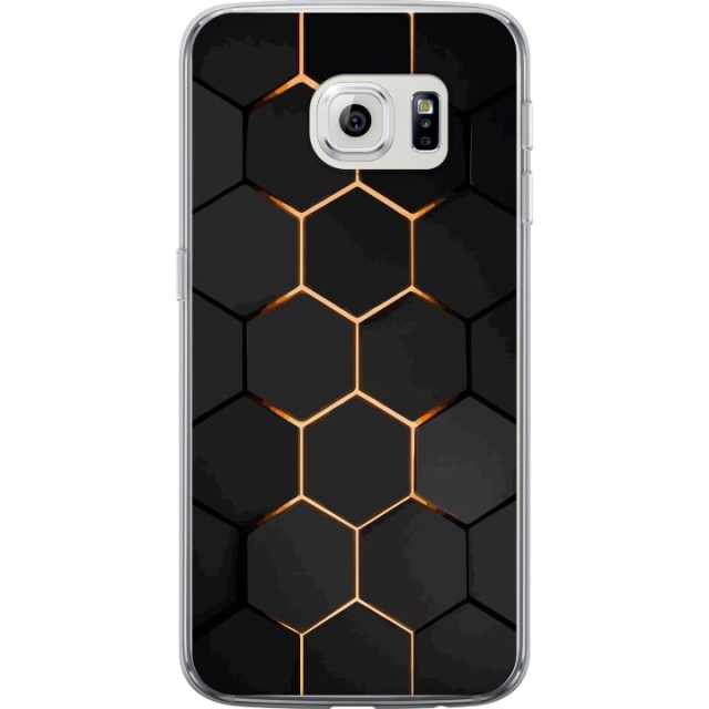 Mobildeksel til Samsung Galaxy S6 edge med Luksuriøst Mønster motiv