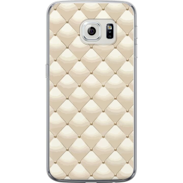Mobildeksel til Samsung Galaxy S6 edge med Gullglans motiv