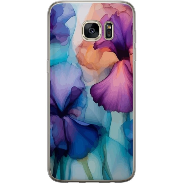 Mobildeksel til Samsung Galaxy S7 edge med Magiske blomster motiv