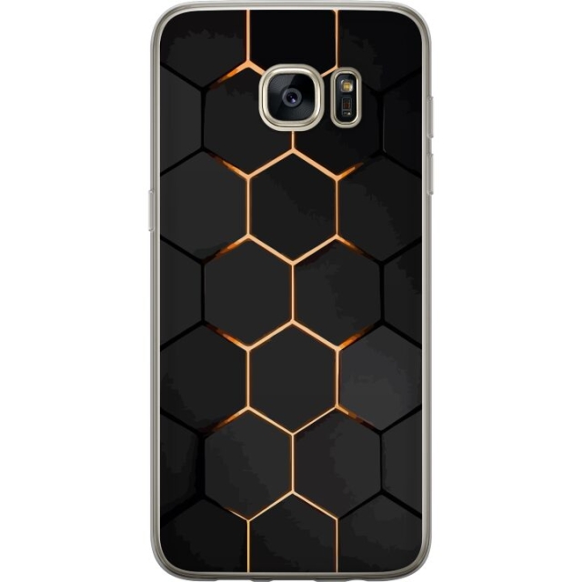 Mobildeksel til Samsung Galaxy S7 edge med Luksuriøst Mønster motiv