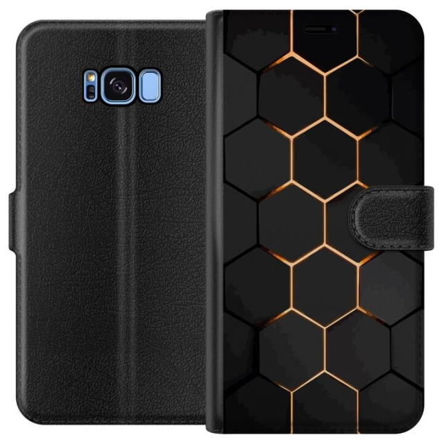 Lommeboketui til Samsung Galaxy S8 med Luksuriøst Mønster motiv