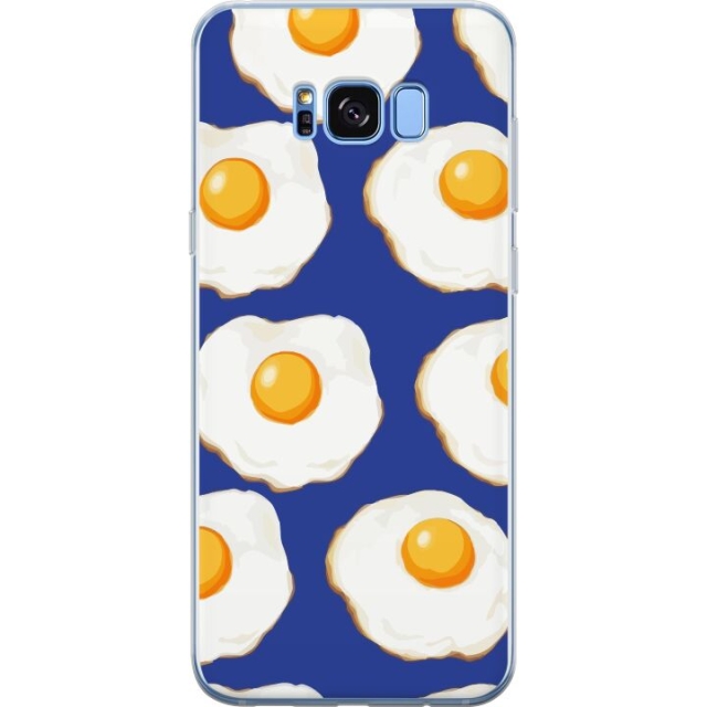 Mobildeksel til Samsung Galaxy S8 med Stekte egg motiv