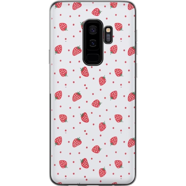 Mobildeksel til Samsung Galaxy S9+ med Jordbær motiv