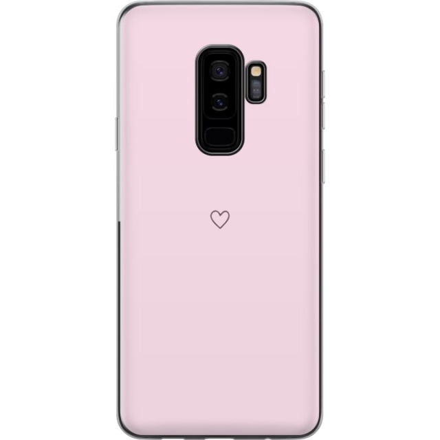 Mobildeksel til Samsung Galaxy S9+ med Hjerte motiv