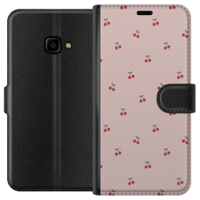 Lommeboketui til Samsung Galaxy Xcover 4 med Kirsebær motiv