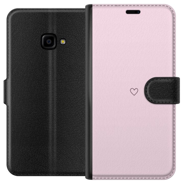 Lommeboketui til Samsung Galaxy Xcover 4 med Hjerte motiv