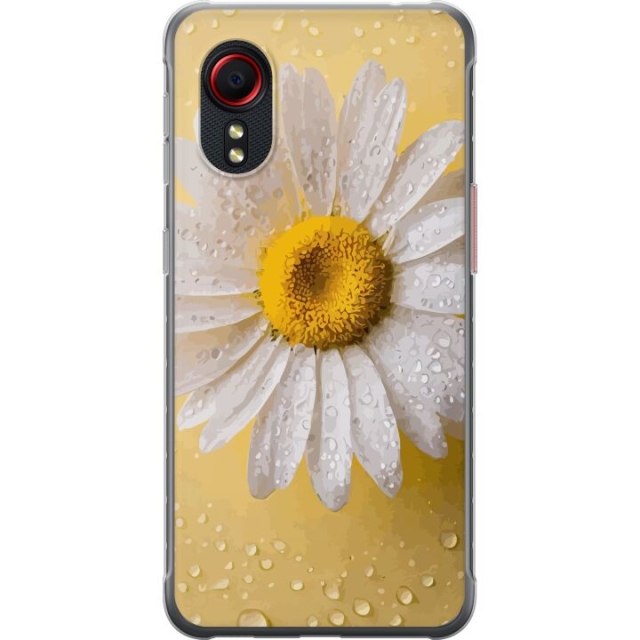 Mobildeksel til Samsung Galaxy Xcover 5 med Porselensblomst motiv