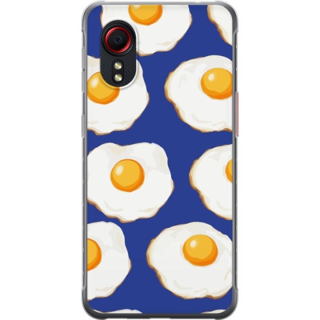 Mobildeksel til Samsung Galaxy Xcover 5 med Stekte egg motiv