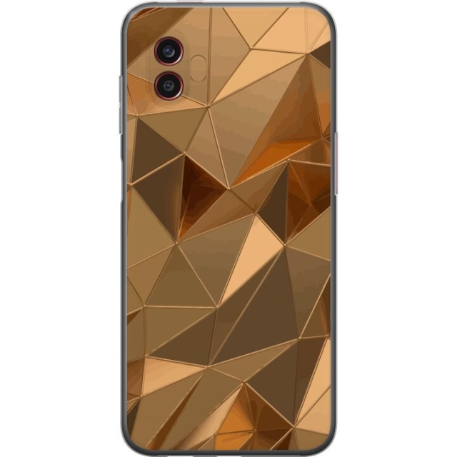 Mobildeksel til Samsung Galaxy Xcover6 Pro med 3D Gull motiv