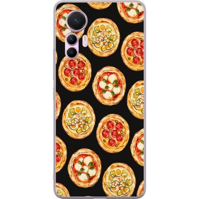 Mobildeksel til Xiaomi 12 Lite med Pizza motiv