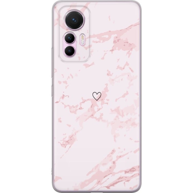 Mobildeksel til Xiaomi 12 Lite med Rosa Hjerte motiv