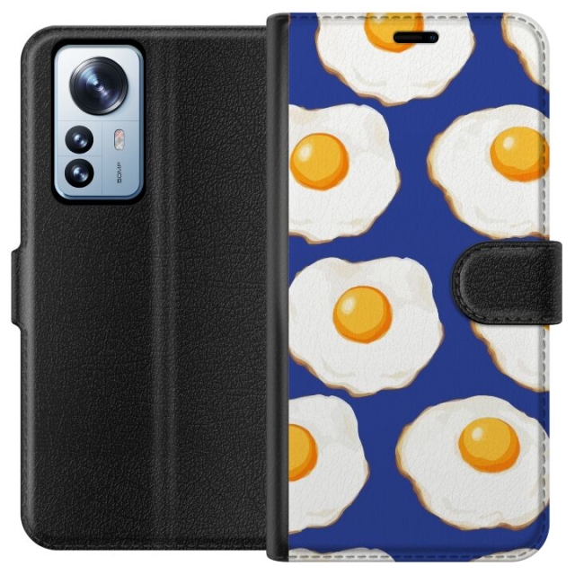 Lommeboketui til Xiaomi 12 Pro med Stekte egg motiv