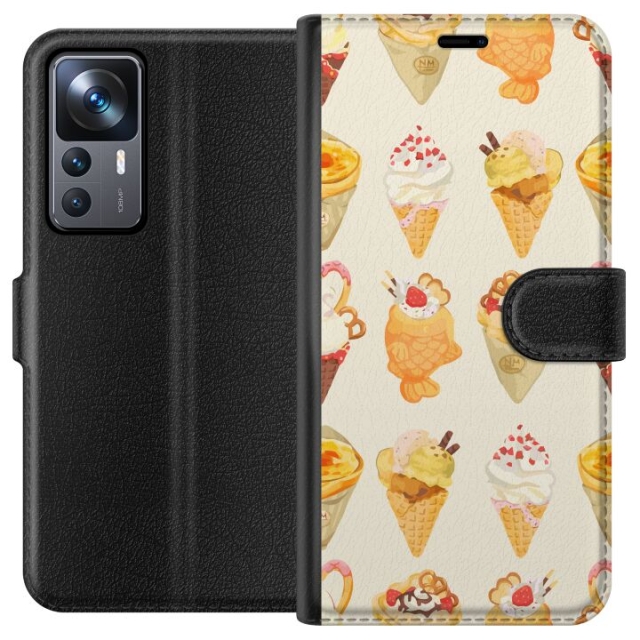 Lommeboketui til Xiaomi 12T med Glassig motiv