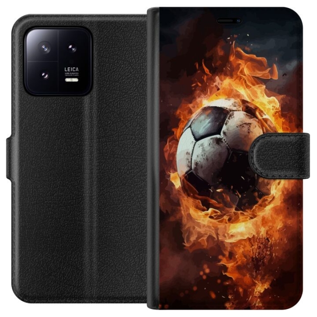 Lommeboketui til Xiaomi 13 med Fotball motiv