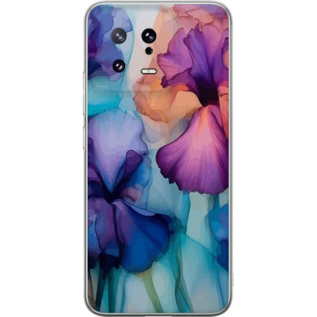 Mobildeksel til Xiaomi 13 med Magiske blomster motiv