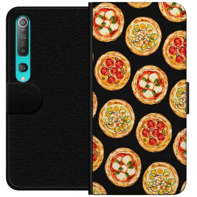 Lommeboketui til Xiaomi Mi 10 5G med Pizza motiv