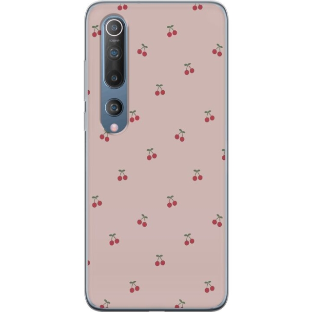 Mobildeksel til Xiaomi Mi 10 5G med Kirsebær motiv