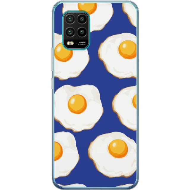 Mobildeksel til Xiaomi Mi 10 Lite 5G med Stekte egg motiv