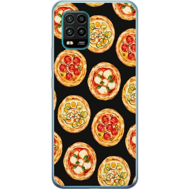 Mobildeksel til Xiaomi Mi 10 Lite 5G med Pizza motiv