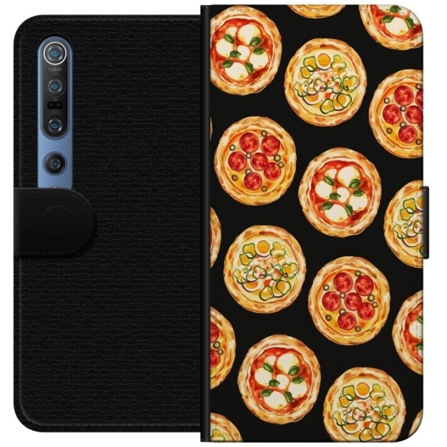 Lommeboketui til Xiaomi Mi 10 Pro 5G med Pizza motiv
