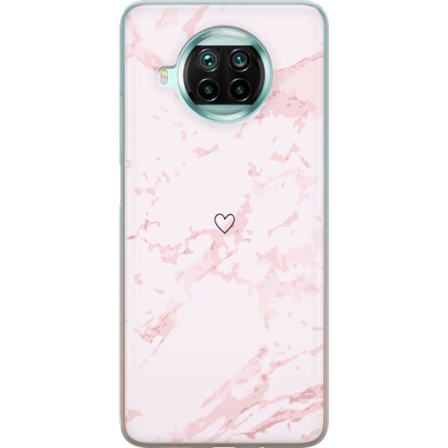Mobildeksel til Xiaomi Mi 10T Lite 5G med Rosa Hjerte motiv