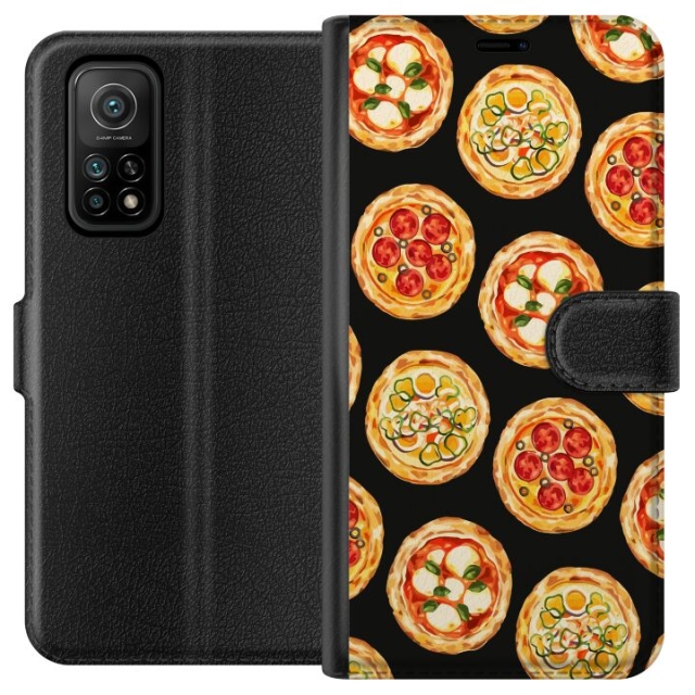 Lommeboketui til Xiaomi Mi 10T Pro 5G med Pizza motiv