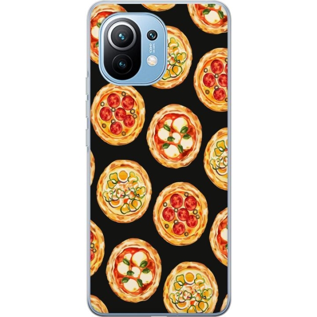 Mobildeksel til Xiaomi Mi 11 med Pizza motiv