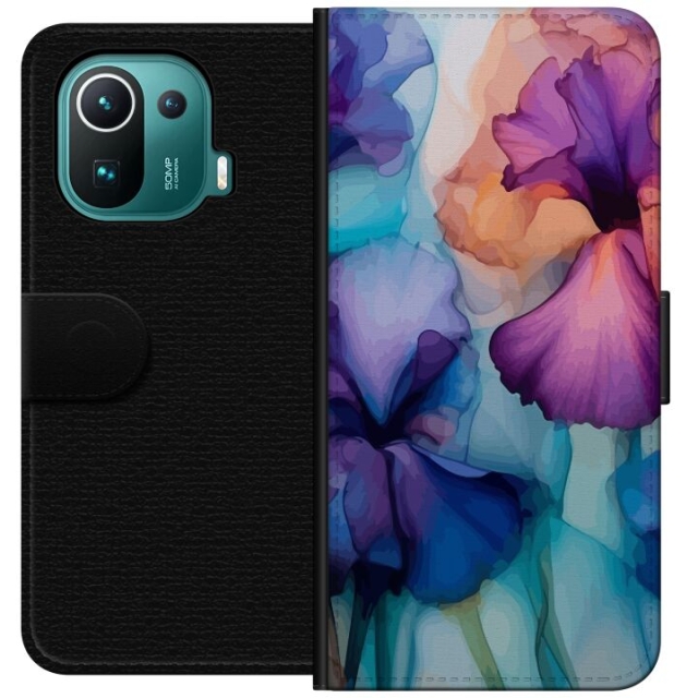 Lommeboketui til Xiaomi Mi 11 Pro med Magiske blomster motiv