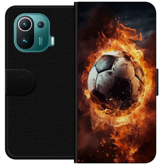 Lommeboketui til Xiaomi Mi 11 Pro med Fotball motiv