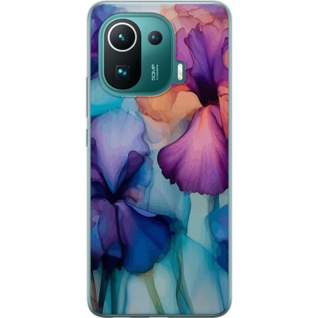 Mobildeksel til Xiaomi Mi 11 Pro med Magiske blomster motiv