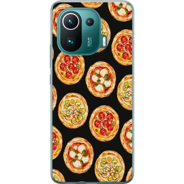 Mobildeksel til Xiaomi Mi 11 Pro med Pizza motiv