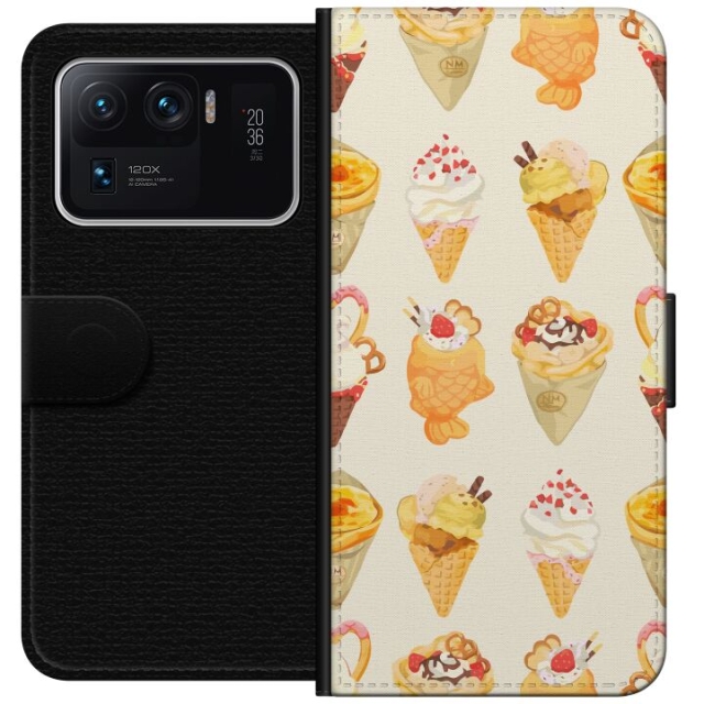 Lommeboketui til Xiaomi Mi 11 Ultra med Glassig motiv