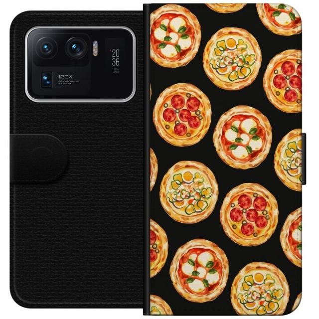 Lommeboketui til Xiaomi Mi 11 Ultra med Pizza motiv