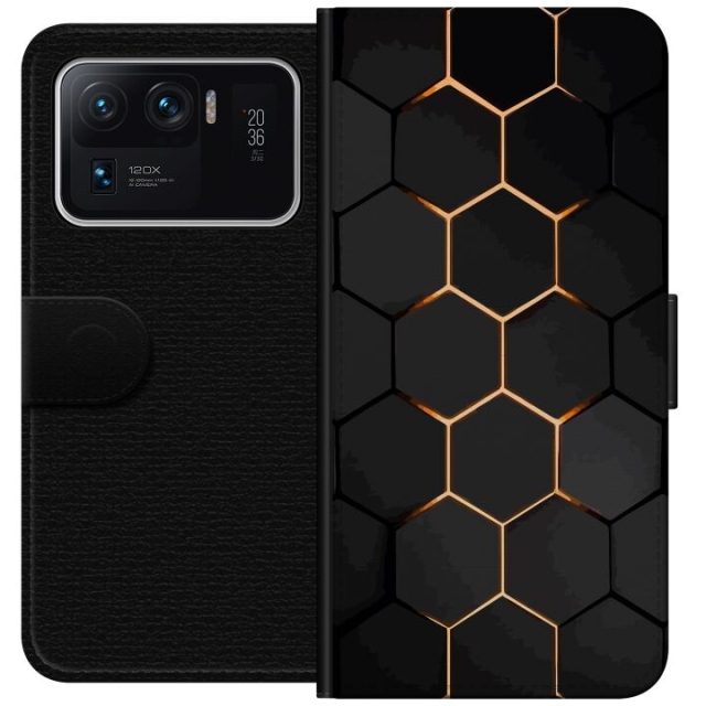 Lommeboketui til Xiaomi Mi 11 Ultra med Luksuriøst Mønster motiv