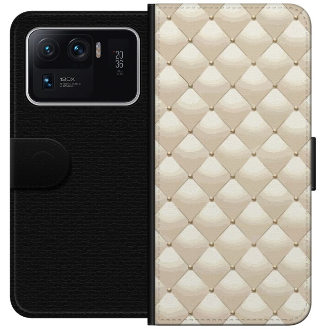 Lommeboketui til Xiaomi Mi 11 Ultra med Gullglans motiv