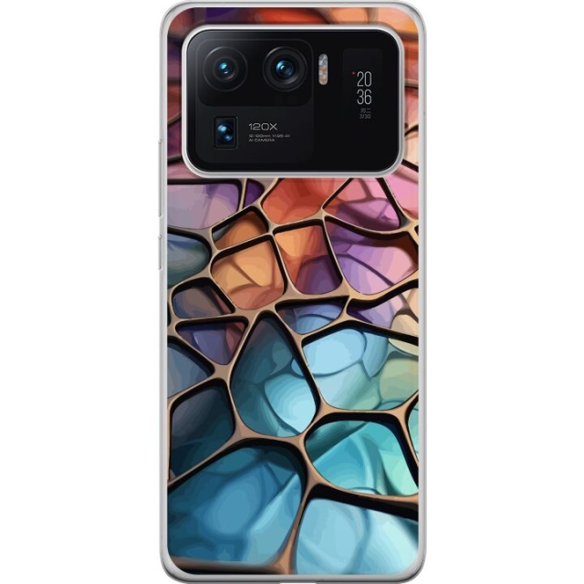 Mobildeksel til Xiaomi Mi 11 Ultra med Metalliskt mønster motiv