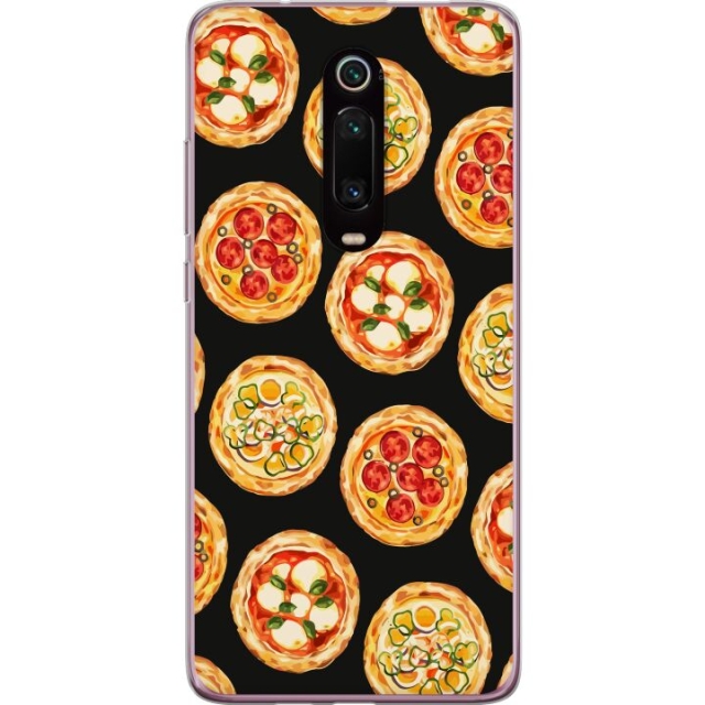 Mobildeksel til Xiaomi Mi 9T Pro  med Pizza motiv