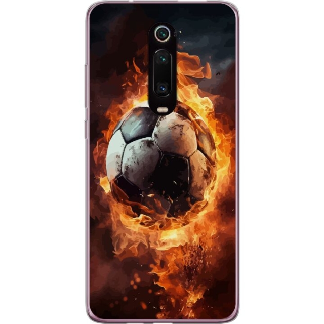 Mobildeksel til Xiaomi Mi 9T Pro  med Fotball motiv