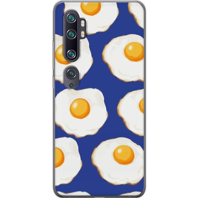 Mobildeksel til Xiaomi Mi Note 10 med Stekte egg motiv