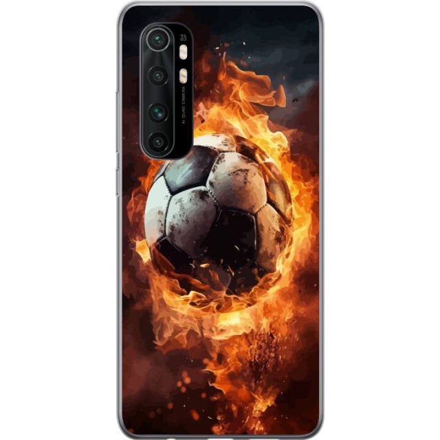 Mobildeksel til Xiaomi Mi Note 10 Lite med Fotball motiv